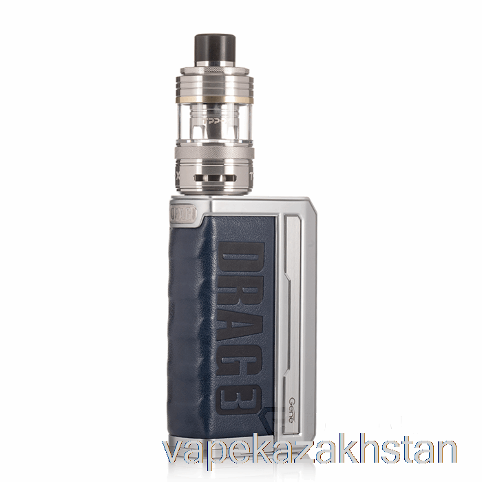 Vape Kazakhstan VOOPOO DRAG 3 177W Starter Kit [TPP-X] Silver Dream Blue